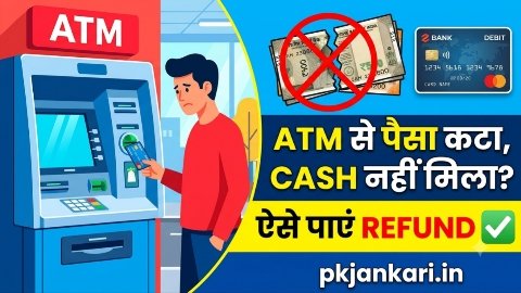 Agar ATM se paise na nikle or account se kat jaye to kya kare